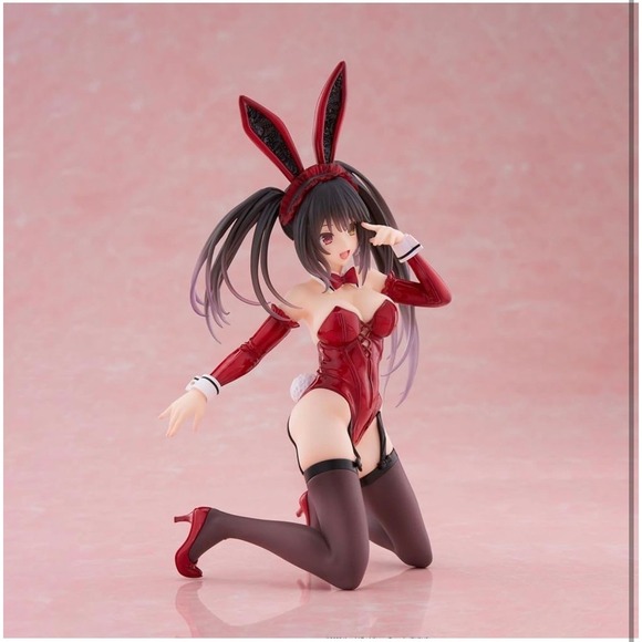 Date a Live Tokisaki Kurumi Figure 13cm Red Bunny Ver. US Seller - Picture 5 of 6